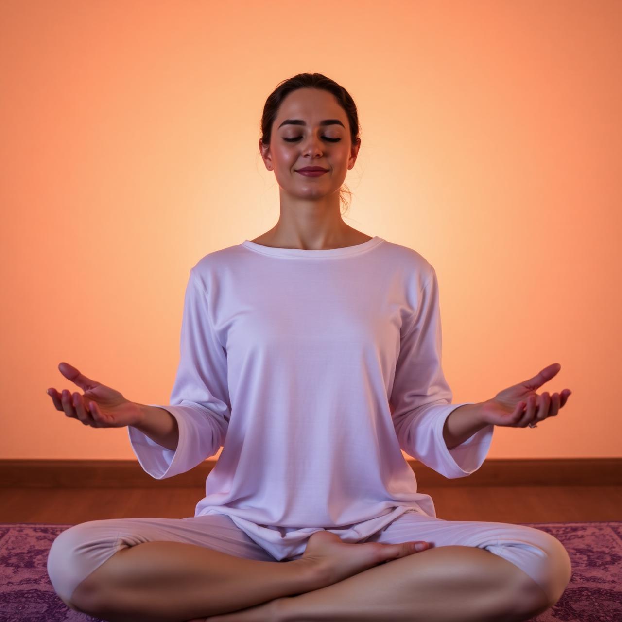 Dane Brown in peaceful meditation